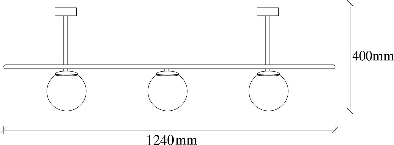 Llambadar Opviq, Abaküs - 4891, zi dhe bardhë Llambadar Opviq, Abaküs - 4891, zi dhe bardhë