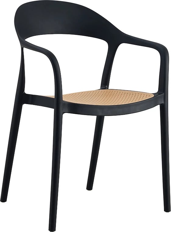 Karrige Ember me mbrojtje UV, PP, bezhë-e zezë, 52.5x56.5x81cm