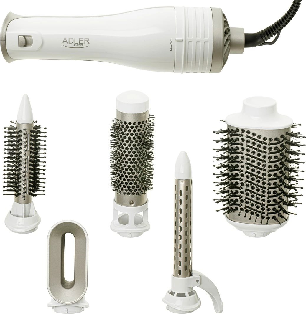 Tharëse dhe hekur për kaçurrela Adler AD 2027wc, e bardhë, me 2 aksesorë