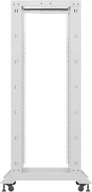 Rack i hapur 19", Lanberg OR01-6832-S, 32U 600x800, kapacitet ngarkese 600 kg, gri RAL 7035