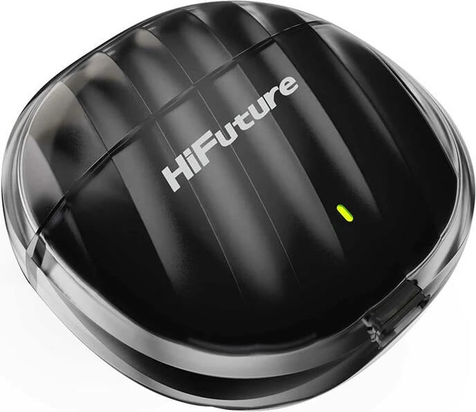 Kufje TWS HiFuture FlyBuds 3, Bluetooth 5.3, IPX5, të zeza, me kuti karikimi