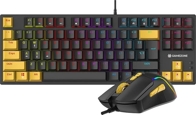 Set tastierë mekanike dhe maus Tracer GAMEZONE HORNET87, USB, i zi Set tastierë mekanike dhe maus Tracer GAMEZONE HORNET87, USB, i zi