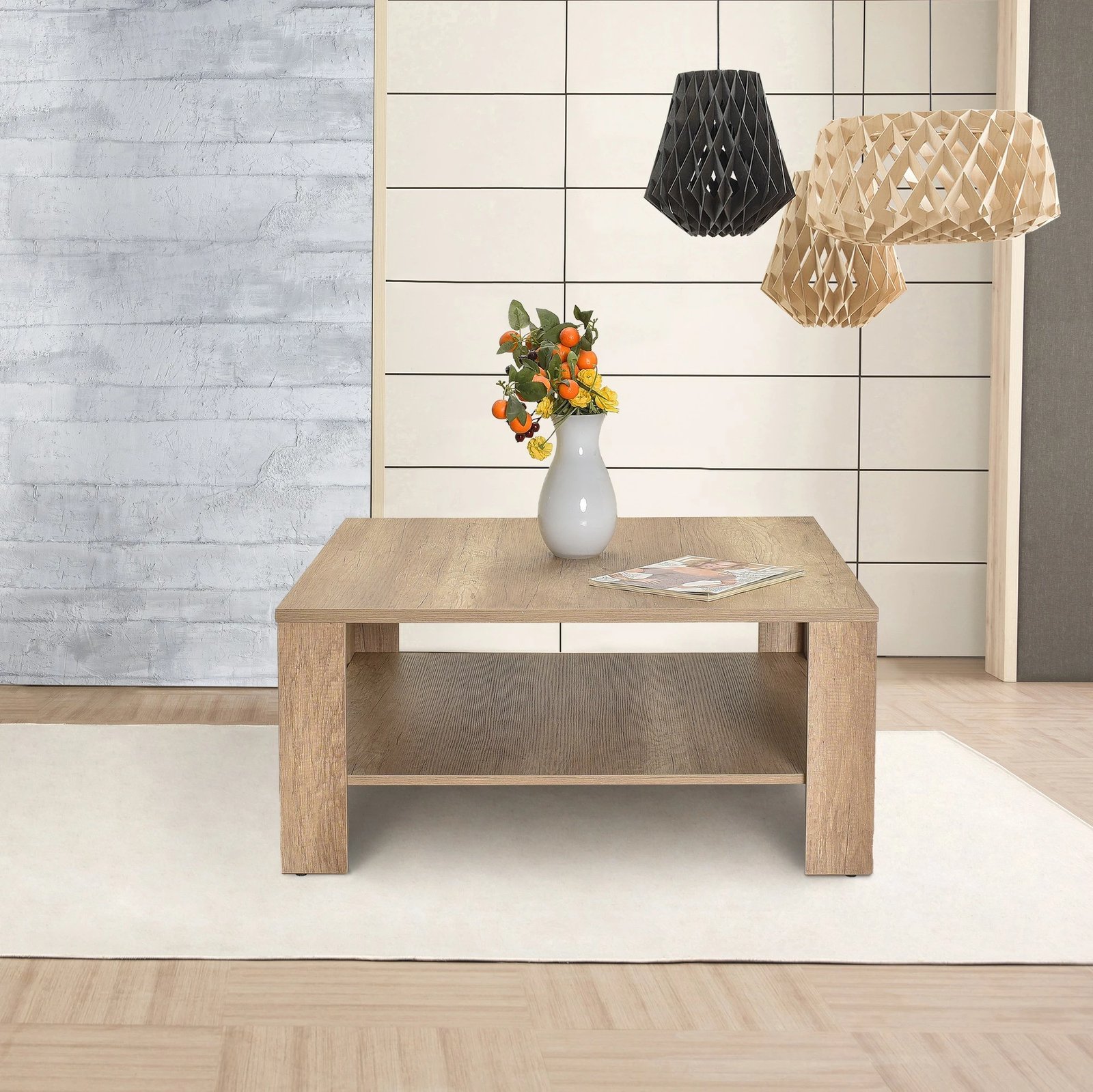 Tavolinë kafeje Hanah Home, ngjyrë arr e çelët, Shp-690-Tt-1
