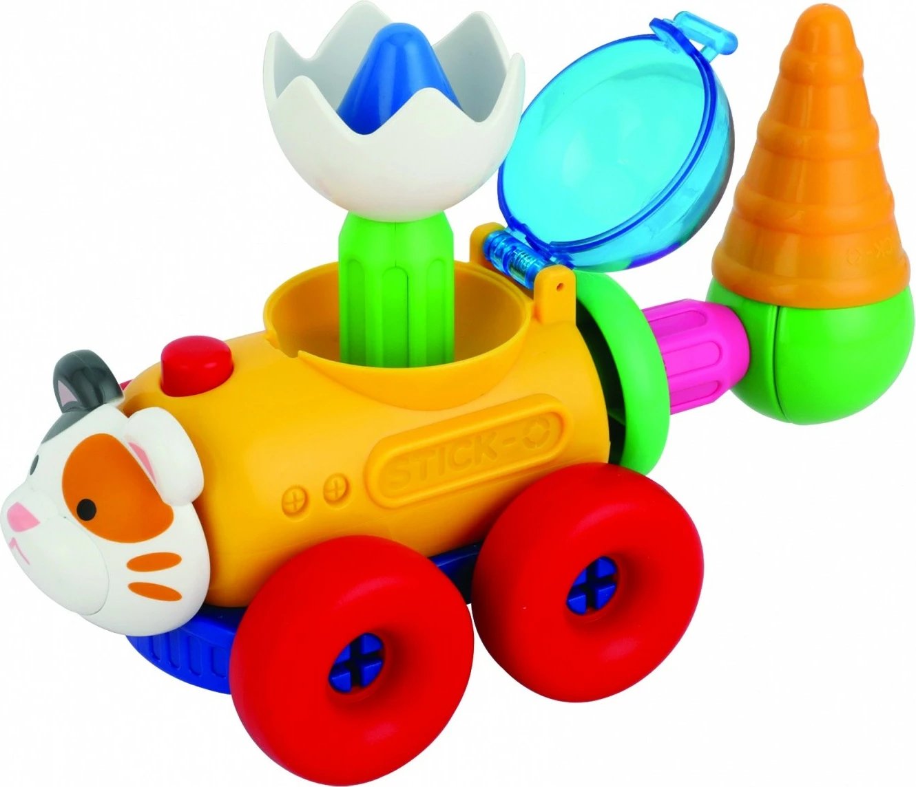 Set lodrash magnetike Magformers Stick-o me 17 pjesë, shumëngjyrëshe