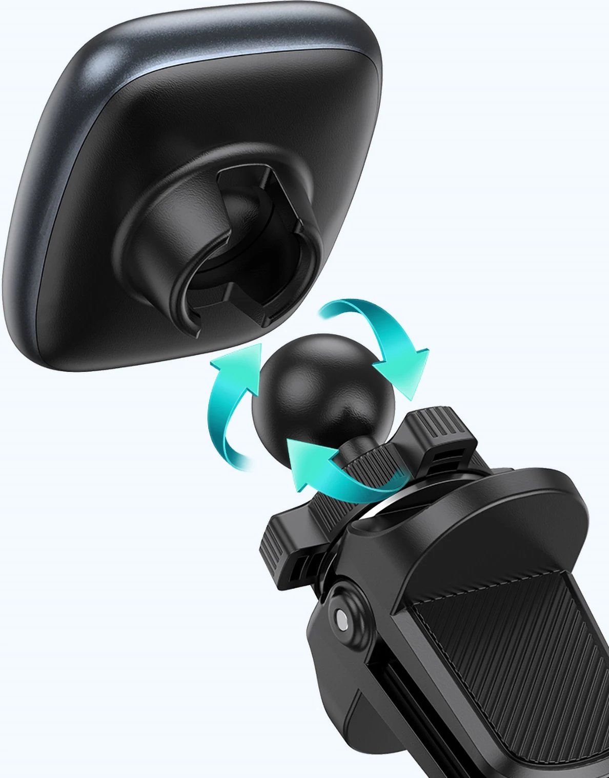 Mbështjellës magnetik për makinë Wozinsky WUMTK, për grilë ajri, i zi