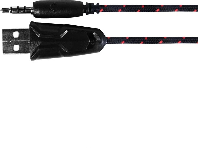 Kufje gaming MODECOM Volcano MC-839 Sword me mikrofon, LED, të zeza
