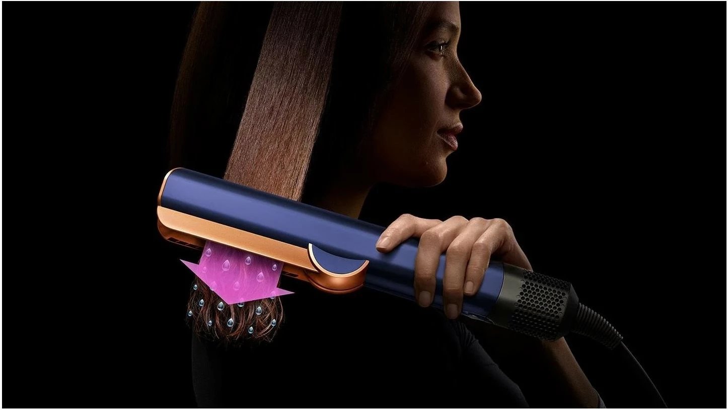 Drejtuese flokësh Dyson Airstrait, Prussian Blue/Copper