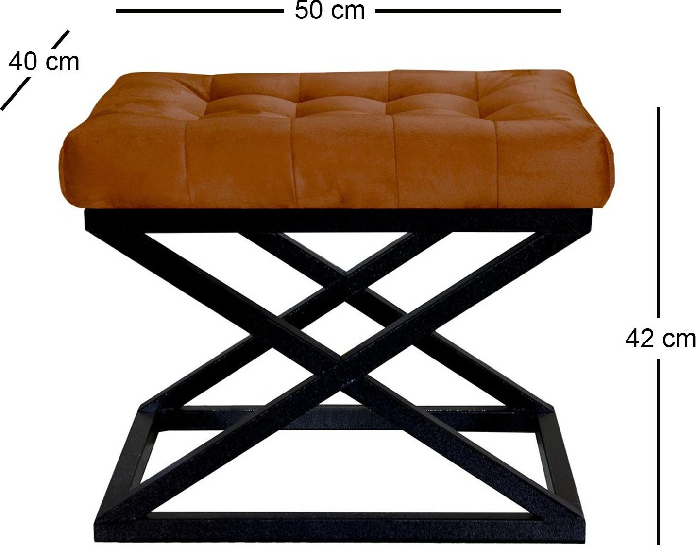 Puf Atelier del Sofa, Capraz, e zezë/terracota