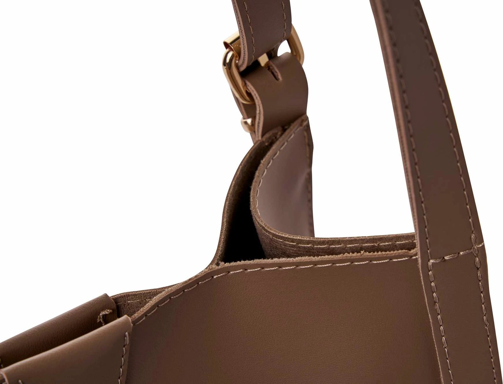 Çantë tote Lucky Bees, ngjyrë mink e errët, 28x10x31cm