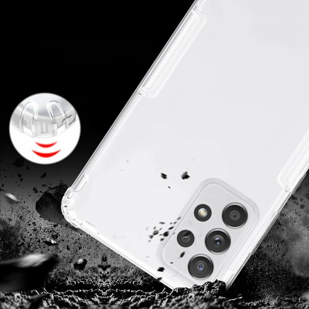Mbështjellës Nillkin Nature gel për Samsung Galaxy A72, transparent