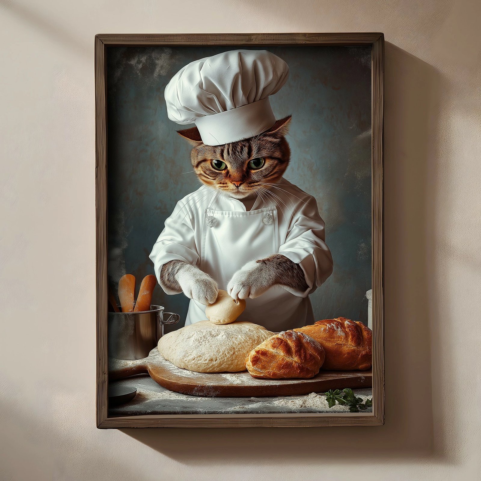 Pikturë dekorative me kornizë MDF, Wallity, TUN006-XL, shumëngjyrëshe, 50x70x3.5cm