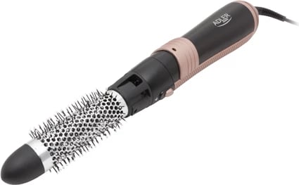 Stajler flokësh, Adler, AD 2022, 1200W, 6 koka ndërruese + çantë udhëtimi, e zezë me elemente të arta