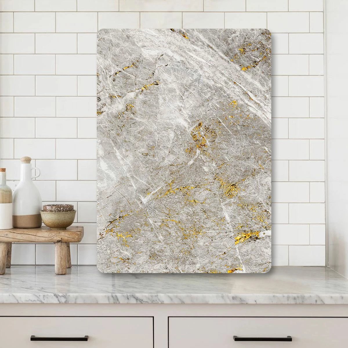 Dërrasë prerëse Hermia, xham i temperuar, shumëngjyrëshe, 30x40cm Dërrasë prerëse Hermia, xham i temperuar, shumëngjyrëshe, 30x40cm