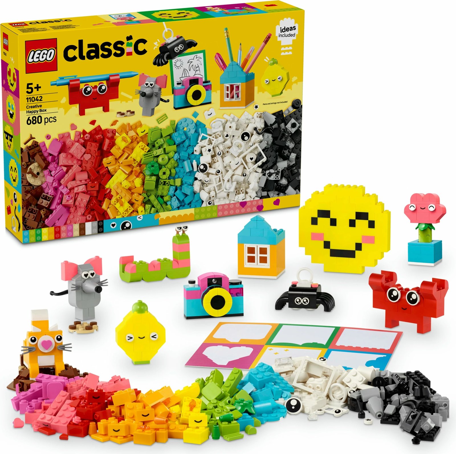 Set ndërtimi LEGO Classic 11042 Kreative Spabox 680 pjesë multikolor