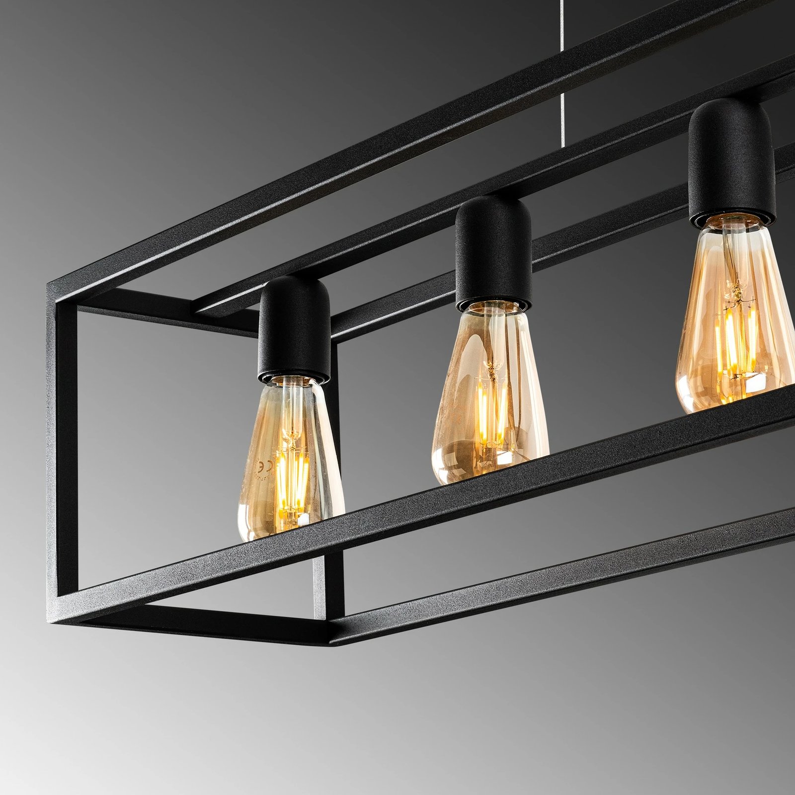 Llambë tavani Opviq, Kafes, 13748, ngjyrë e zezë