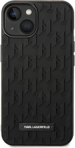 Mbështjellës Karl Lagerfeld KLHCP14MRUPKLPK për iPhone 14 Plus 6.7", hardcase, 3D Monogram, i zi