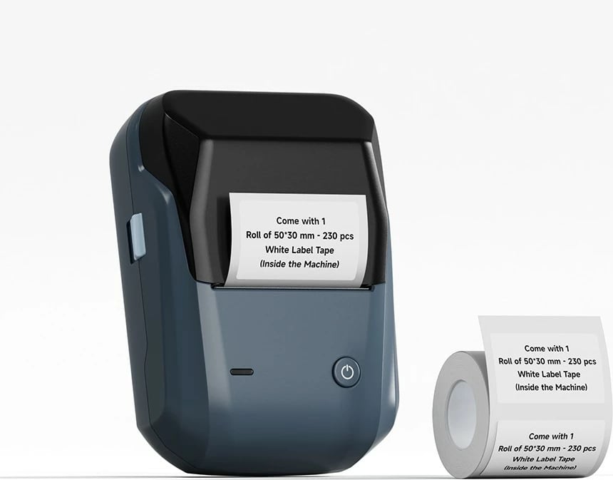 Printer etiketa termik Niimbot B1, wireless, SPACE BLUE, me letër etiketa