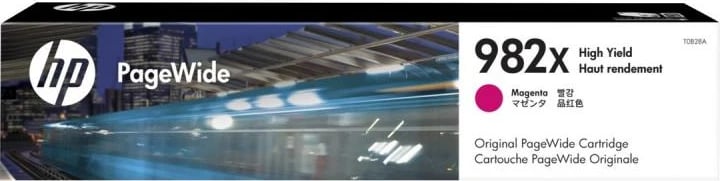 Kartush bojë, HP, 982X PageWide (T0B28A), rendiment i lartë 110 ml, magenta