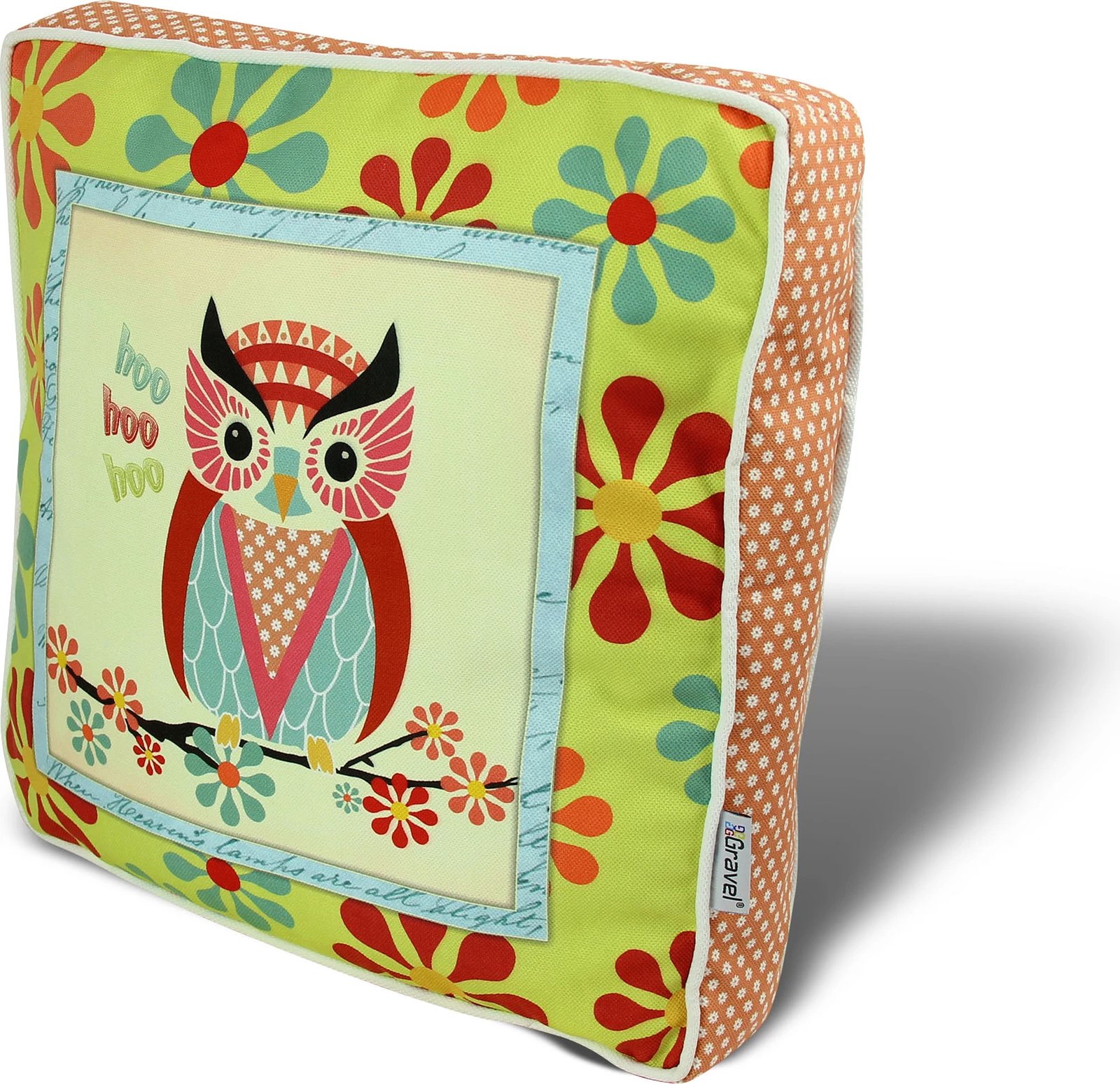 Jastëk dekorativ, shumëngjyrësh, Evila Originals, YM1053, 42x42cm