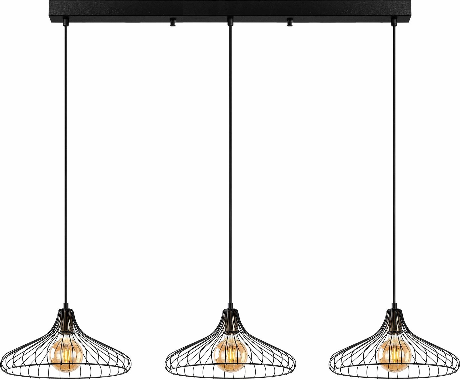 Llambë tavani industriale, ngjyrë e zezë, Depay - 11260