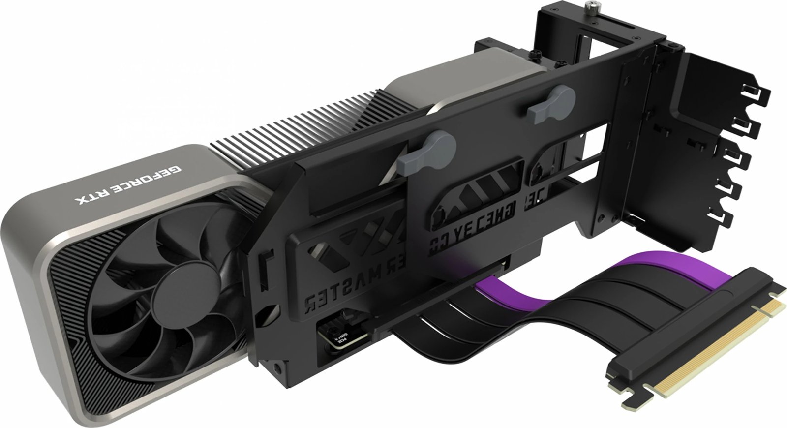 Mbajtës vertikal grafike Cooler Master Vertical Graphics Card Holder Kit V3, i zi