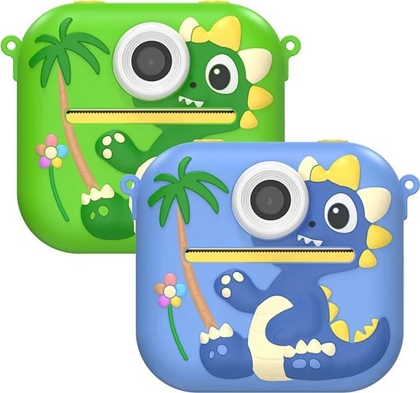 Aparat fotografik Tracer DinoCam, 48MP, printim i menjëhershëm, 13 aksesorë, bardhë