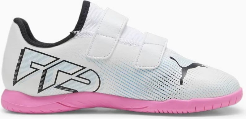 Atlete futbolli për fëmijë Puma Future 7 Play IT Jr, të bardha