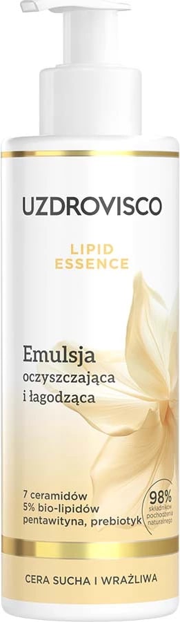 Emulsion pastrimi për femra UZDROVISCO Lipid Essence Cleansing and Soothing, 200ml Emulsion pastrimi për femra UZDROVISCO Lipid Essence Cleansing and Soothing, 200ml