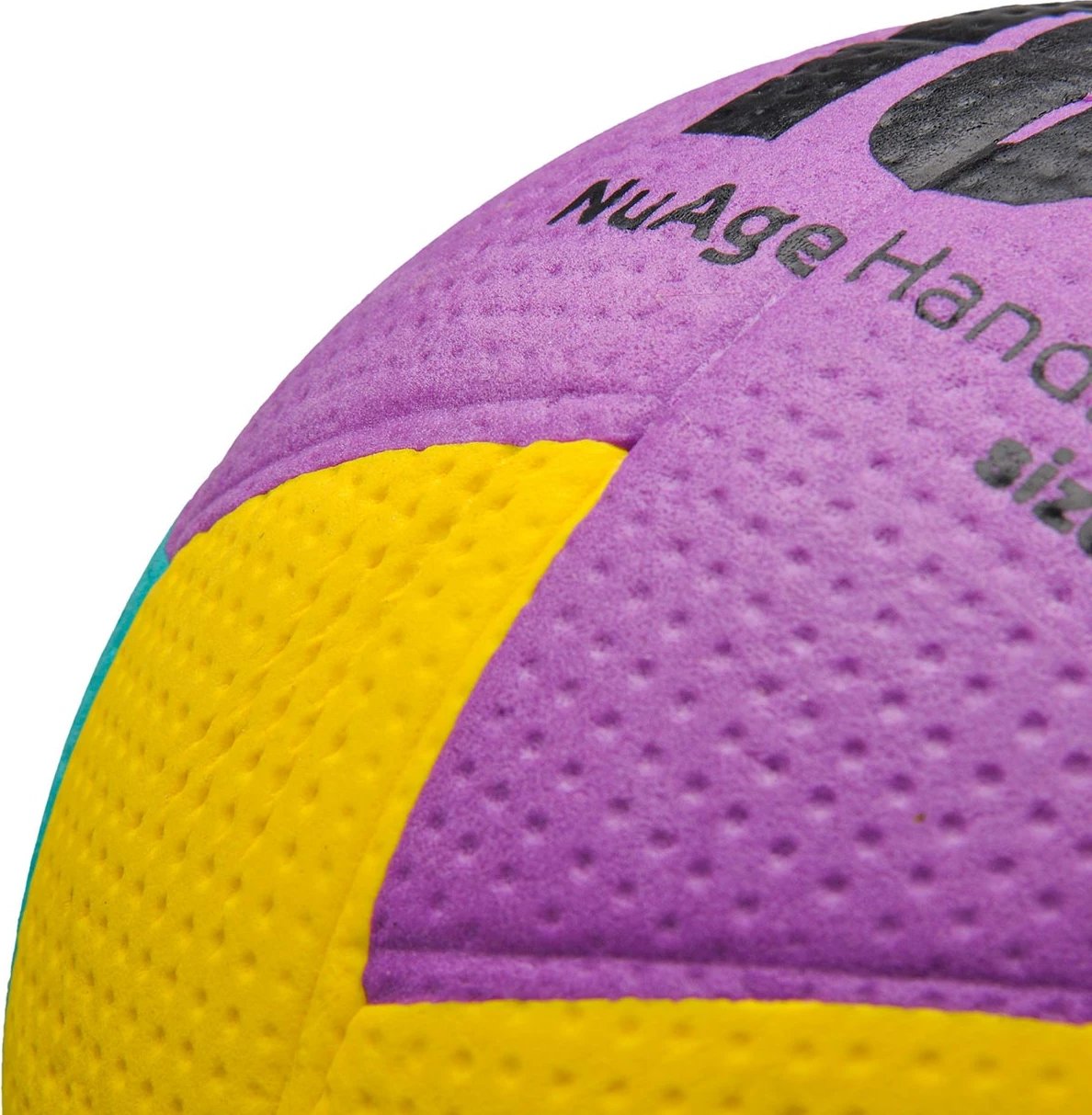 Top handbolli për fëmijë Meteor, purple-blue-yellow