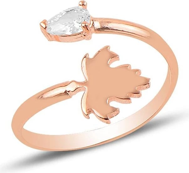 Unazë argjendi ngjyrë rozë, Jumeon, 9953YAPRAK