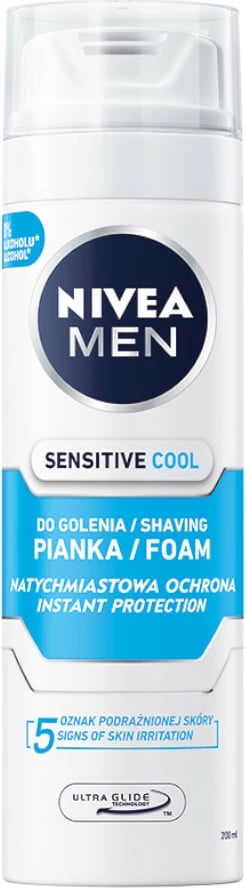 Shkumë rroje për meshkuj Nivea Men Sensitive Cool 200ml