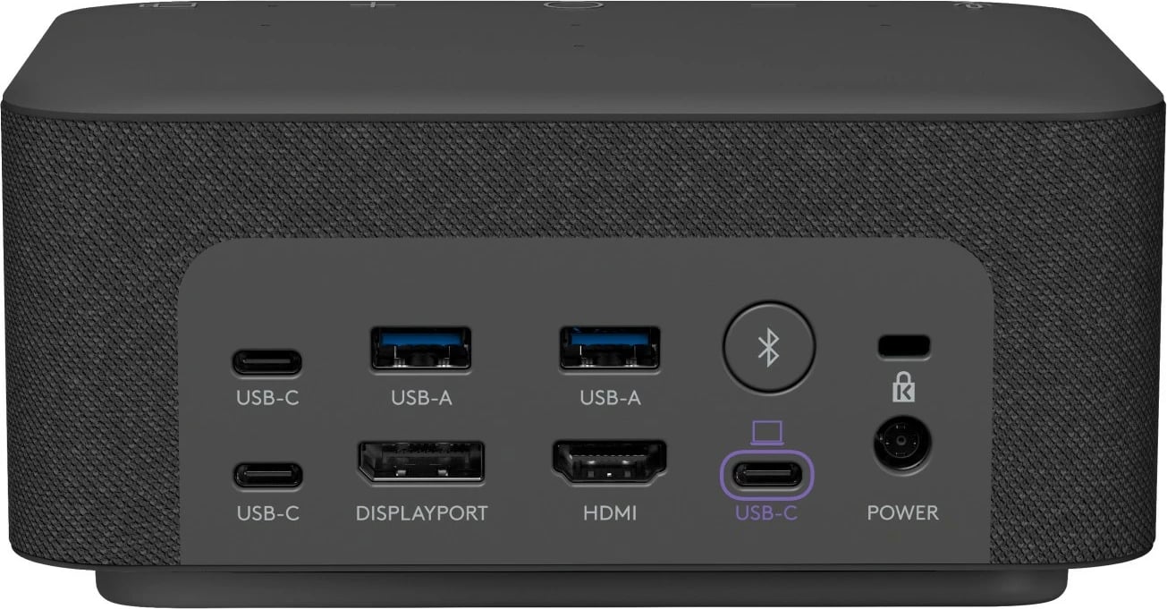 Docking station Logitech Logi Dock, 4K Ultra HD, Graphite