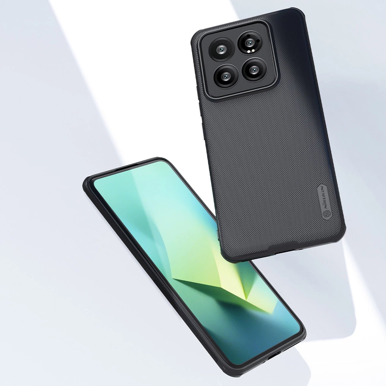 Mbështjellës Nillkin Super Frosted Shield Pro Magnetic për Xiaomi 14, i zi