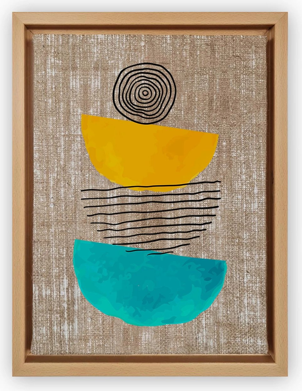 Pikturë dekorative në kanavacë, shumëngjyrëshe, Wallity, LNJ31990628192 - 6696