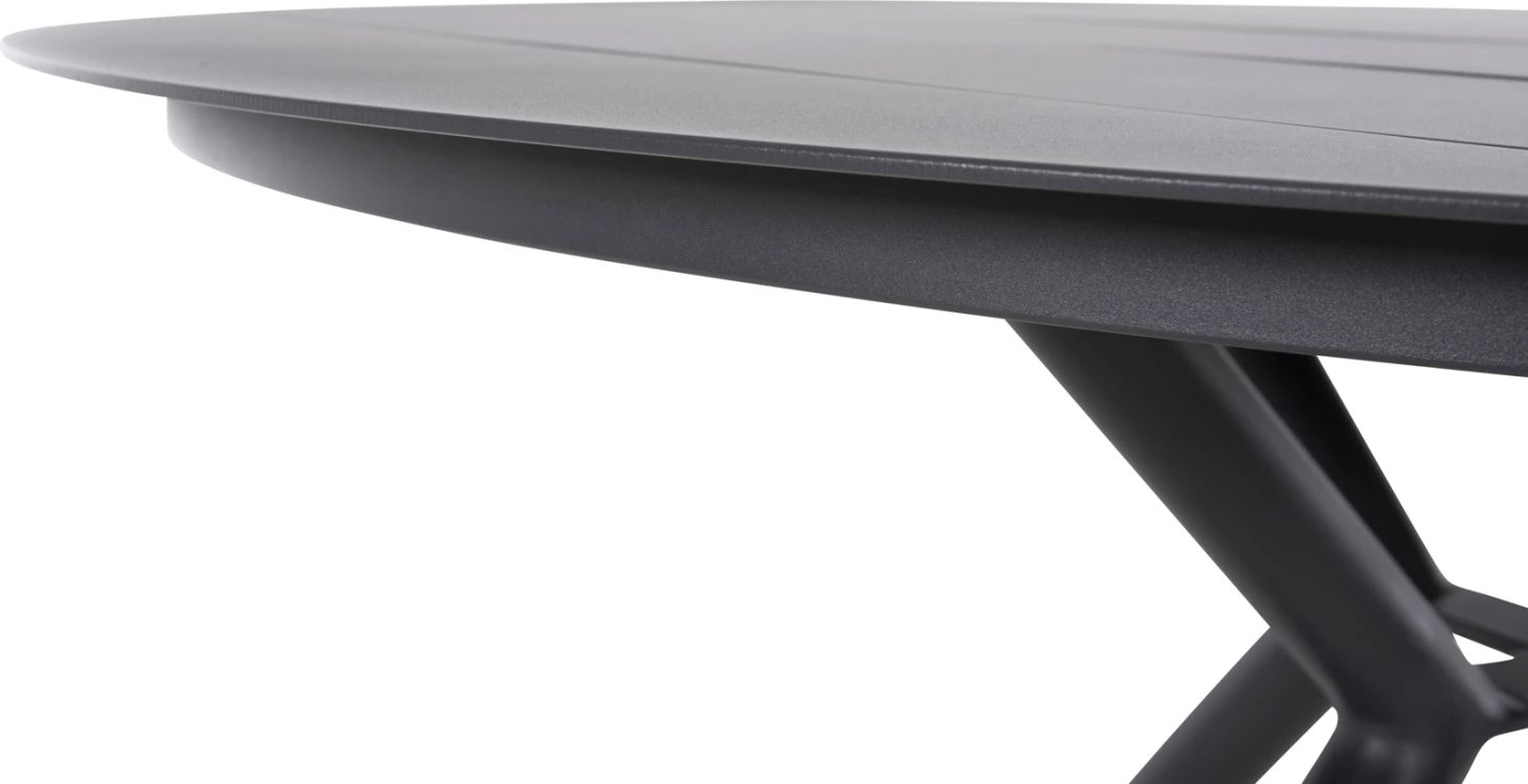 Tavolinë e jashtme e rrumbullakët HIGER FH6061.03 alumini antracit Φ126Χ73H cm