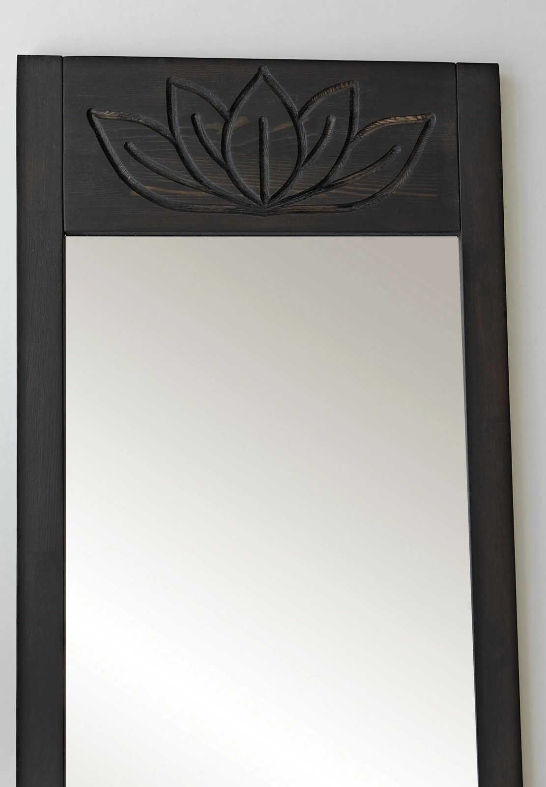 Pasqyrë Cheval Skye Decor, ngjyrë antracit, lotus