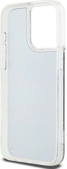 Mbështjellës celular DKNY Liquid Glitter Big Logo për iPhone 13 Pro Max, i zi