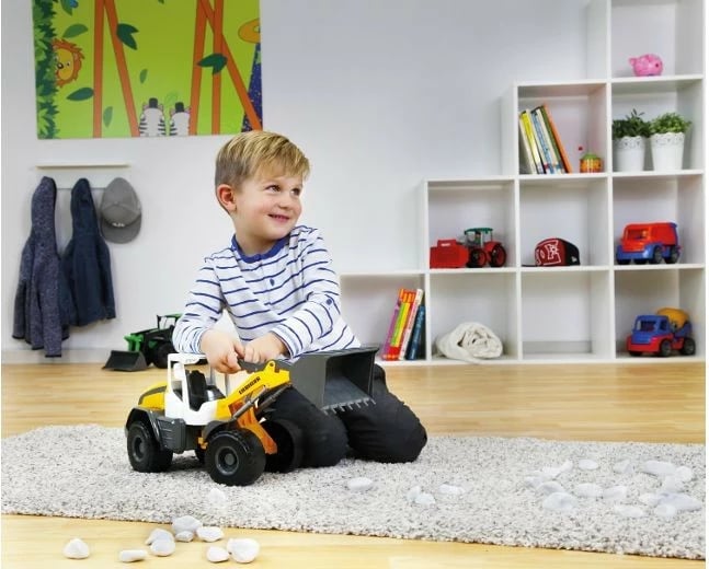 Eskavator lodër Lena Liebherr Worxx 48 cm, plastikë, verdhë/zezë