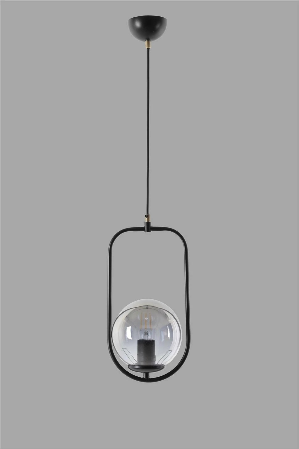 Llambë tavani Opviq, ahu, xham i fumuar, e zezë, sarkit Llambë tavani Opviq, ahu, xham i fumuar, e zezë, sarkit