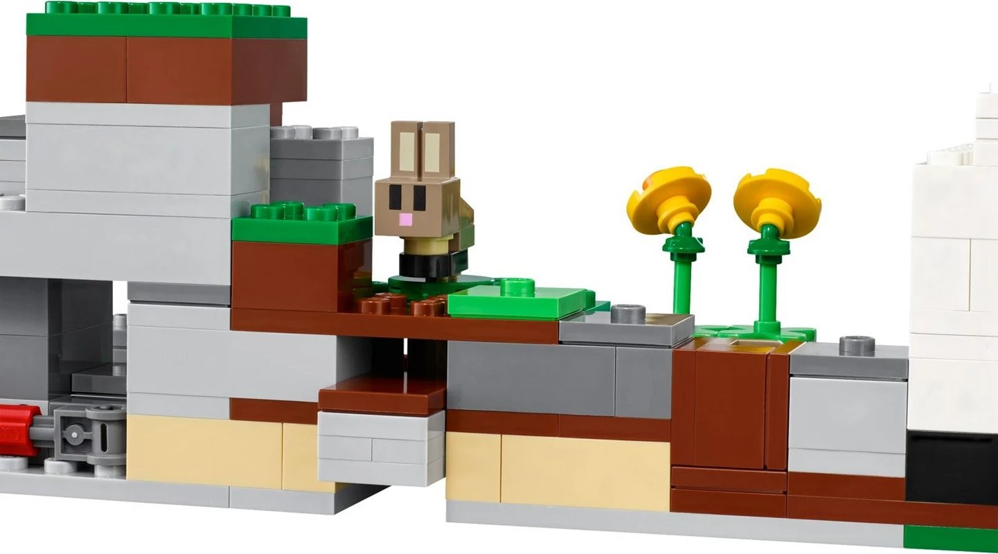 Lodër për fëmijë LEGO Minecraft 21181, Ferma e lepujve