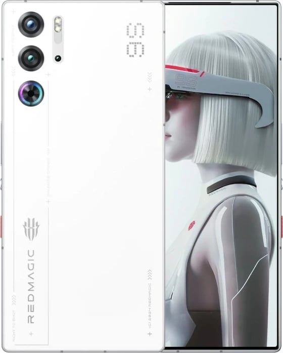 Celular REDMAGIC 9S Pro 5G, 12GB RAM, 256GB, Bardhë