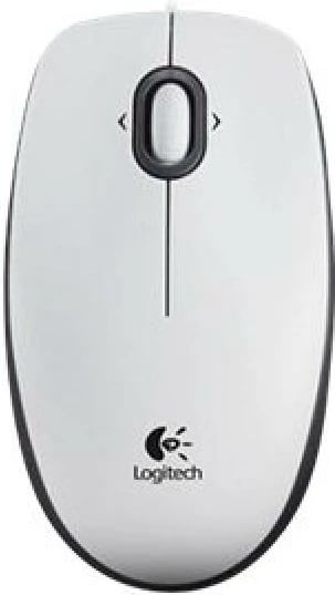 Maus Logitech B100 910-003360 USB i bardhë