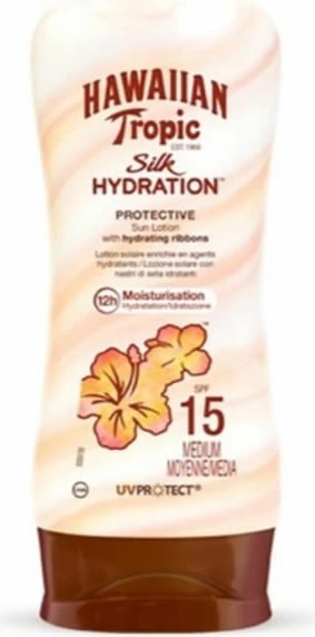 Losion për diell Hawaiian Tropic Silk Hydration Protective SPF15, 180ml