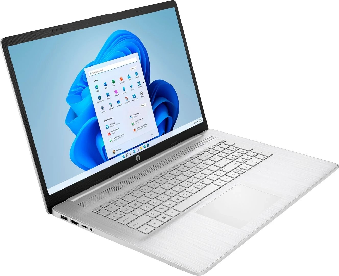 Laptop HP 17-CN2083D, Intel Core i3, 8 GB RAM, 256 GB SSD, 17.3" Full HD, Argjendtë