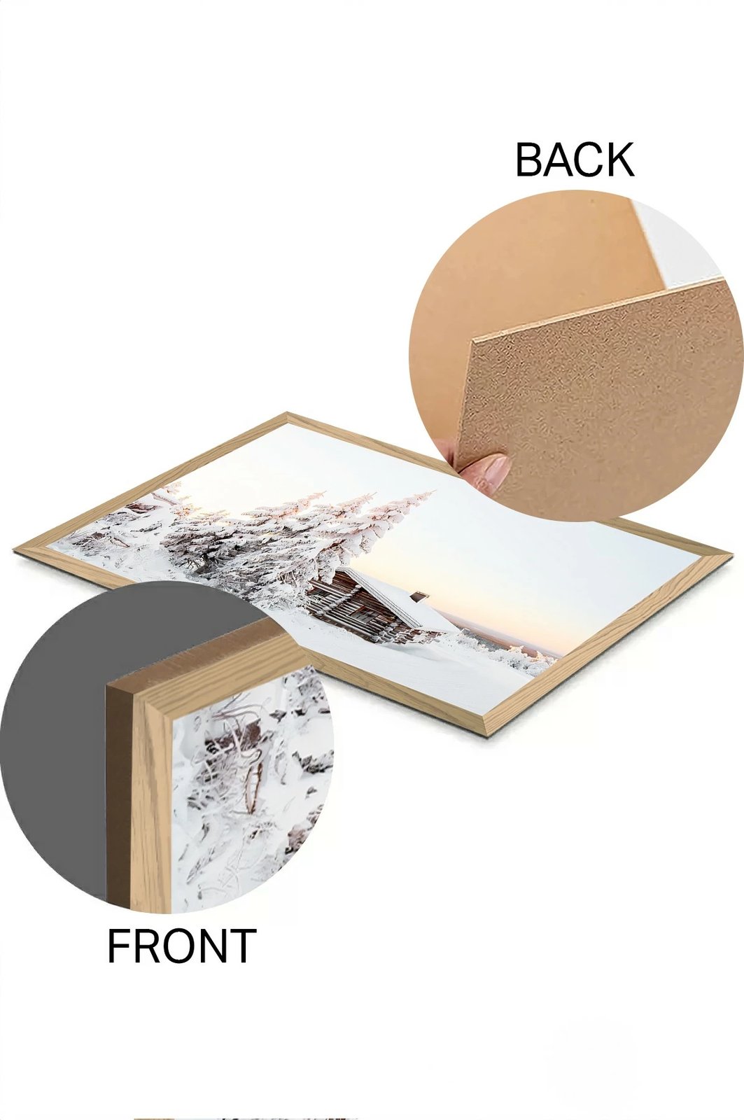 Pikturë dekorative murale Wallity, Tekhammdf129, shumëngjyrëshe, 33x48cm