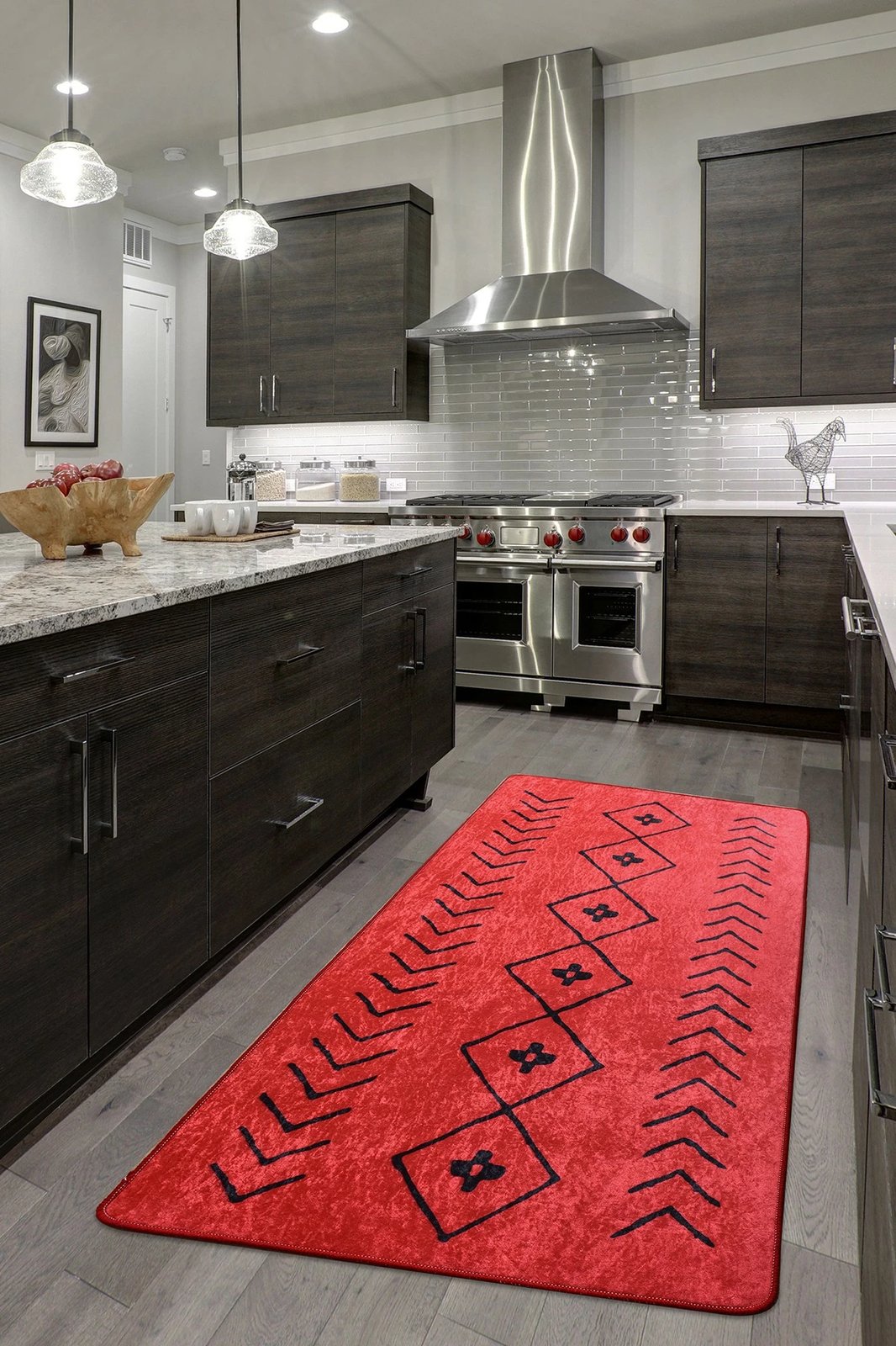 Qilim për korridor, Fiona, i kuq, 80x150cm, Conceptum Hypnose