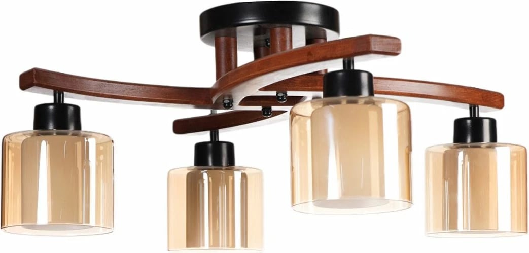 Llambë varëse Opviq, 9002-6, ngjyrë mjaltë, arre, e zezë