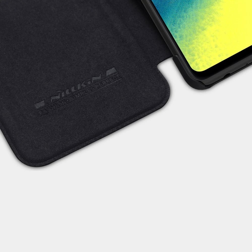 Mbështjellës Nillkin Qin për Samsung Galaxy A72 4G, lëkurë, i zi Mbështjellës Nillkin Qin për Samsung Galaxy A72 4G, lëkurë, i zi