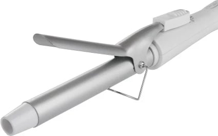 Figaro për flokë, Adler, AD 2105, 19mm, qeramikë, 25W, PTC ngrohje e shpejtë, me furçë, e bardhë/argjend