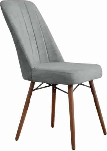 Tavolinë me karrige, zgjatshme, 7 copë, Skye Decor, Lidyana, ngjyrë gri